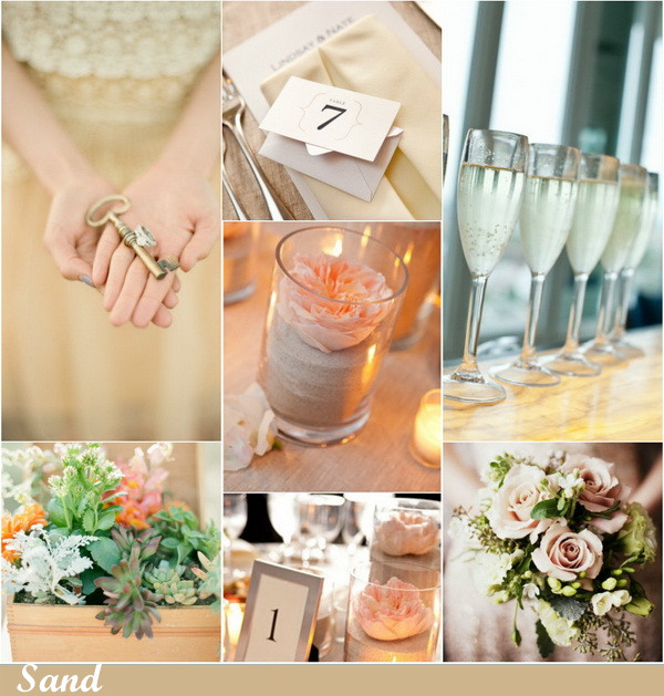 Sand-Color-Wedding-Ideas