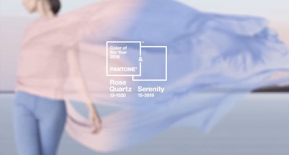 Az év színei 2016-ban: ROSE QUARTZ & SERENITY